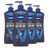 Vaseline Men cooling hydration bottle front view in a 4-pack for daily use