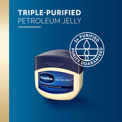 Vaseline Original hidrata la piel seca y ayuda a suavizar la sequedad.