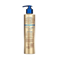 Textura suave de la loción Vaseline Radiant X para deslizamiento cómodo.