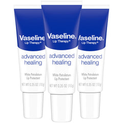 Vaseline Terapia Labial Avanzada Curación, tubo 0.35 oz para hidratación suave de labios