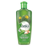 Vatika Naturals Aceite Cactus Frasco 300ml: frasco para cabello más nutrido y fuerte.