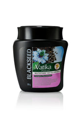 Vatika Naturals mascarilla aceite caliente, bote-500ml, nutre y suaviza el cabello seco.