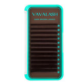 VAVALASH dark brown lash extensions in 0.05 CC, 8-15mm for a natural, voluminous finish.