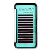 VAVALASH Ellipse flat lashes 0.15mm D curl for dramatic, lightweight results.