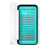 VAVALASH premade fan spikes lashes in mixed 13-20mm tray for fast, consistent fans.