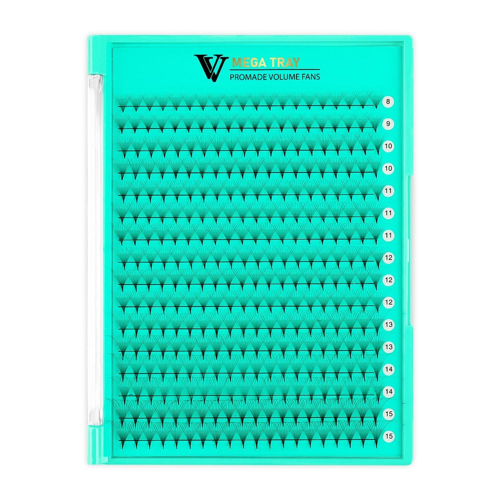 VAVALASH premade fans tray with mixed 10D-20D for quick volume looks