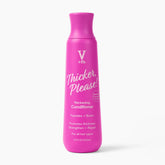 V&Co Hair Thickening Conditioner bottle close-up for fuller hair