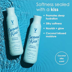 V&Co conditioner with coconut water ingredient focus for moisture