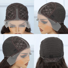 Veally adjustable-cap wig with clips for secure all-day wear