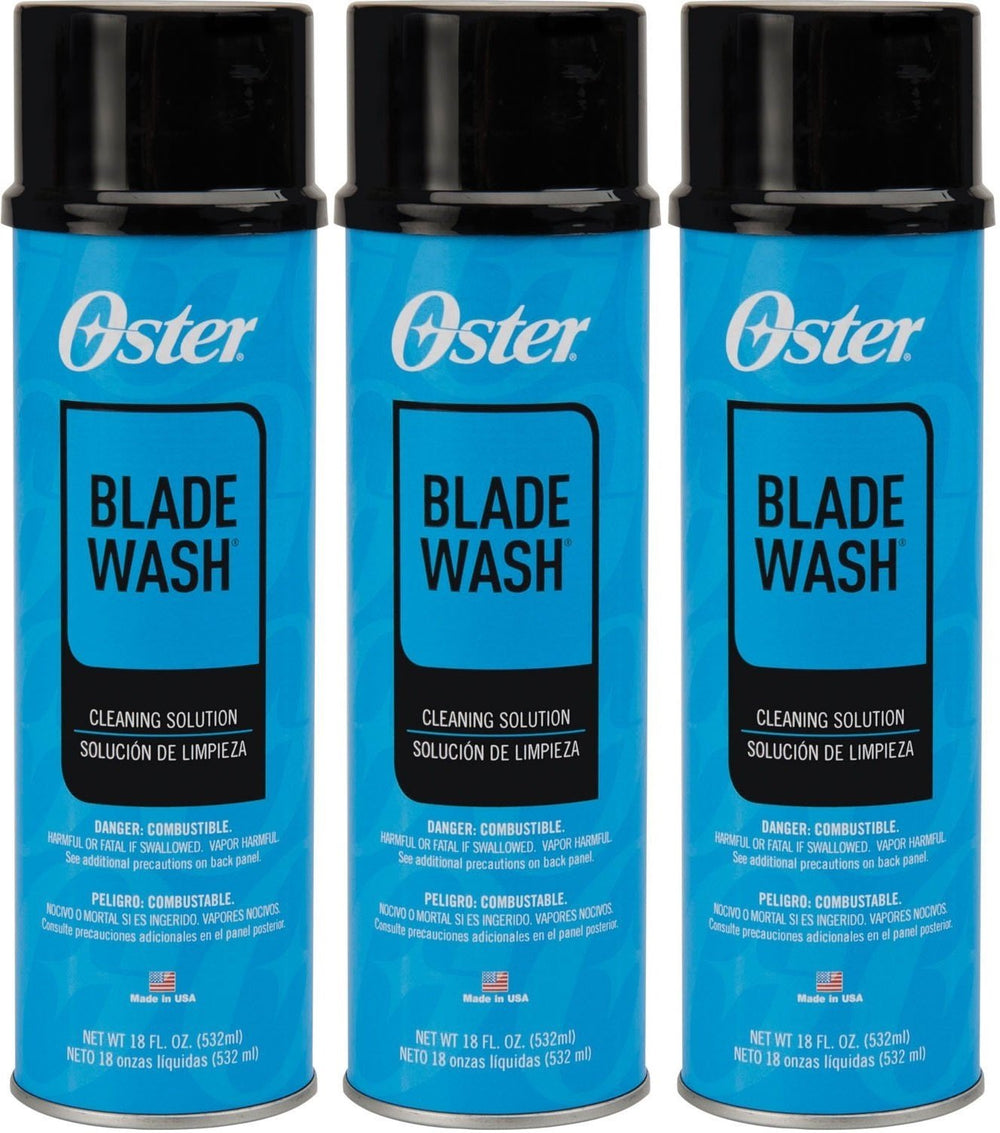 Veeiid Oster Blade Wash bottle being poured for clean blades