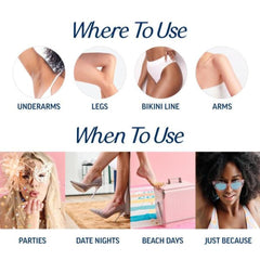 Veet dermatologist-tested hair remover offers closer root removal.