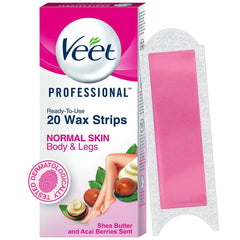 Veet full-body waxing kit pack-front view for at-home smoothness
