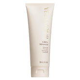 VEGAMOUR GRO+ Balancing Shampoo bottle pouring to cleanse scalp and remove buildup.