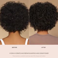 VEGAMOUR HYDR-8 cream texture close-up indicating rich moisture for dry hair