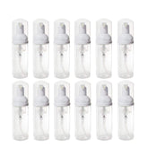 veidia 12-pack clear mini foaming bottles for travel and refillable use