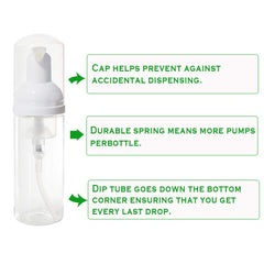 veidia spring-loaded foam pump delivers a fine mist on demand