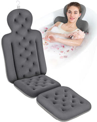 VEILS Bath Cushion full-body pillow with 160 suction cups for secure tub use