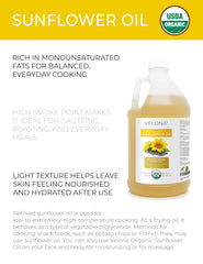 Velona sunflower oil pour spout, ideal for precise kitchen use and blends.