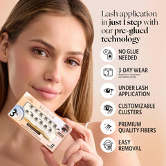 Velour-Xtensions lash applicator included for precise placement.