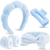 VELSCRUN banda para lavado de rostro, suave y cómoda