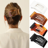 VELSCRUN flat hair clip amber provides secure all-day hold for daily styling.