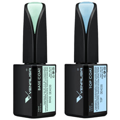 VENALISA: botellas base y top de 15ml para acabado duradero.