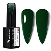 VENALISA emerald green gel nail polish bottle delivering vibrant color for at-home salon results.