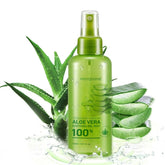 VENAMINE Aloe Vera Gel Mist bottle close-up showing hydrating properties