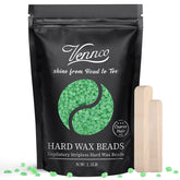 Vennco Aloe Wax Beads refill 40oz for long-lasting body waxing at home.