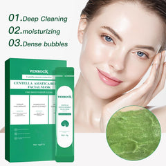 Mascarilla Venrock autoespumante aplicada en segundos, ideal para reset rápido