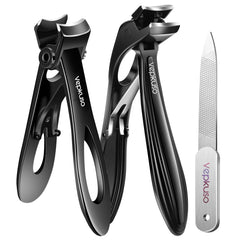 Vepkuso heavy-duty toenail clippers with extended handle for seniors
