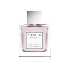 Vera Wang Embrace bottle with green tea and pear blossom, fresh daytime fragrance.