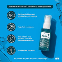 VERB ingredientes argan y babassu resaltados para hidratación profunda