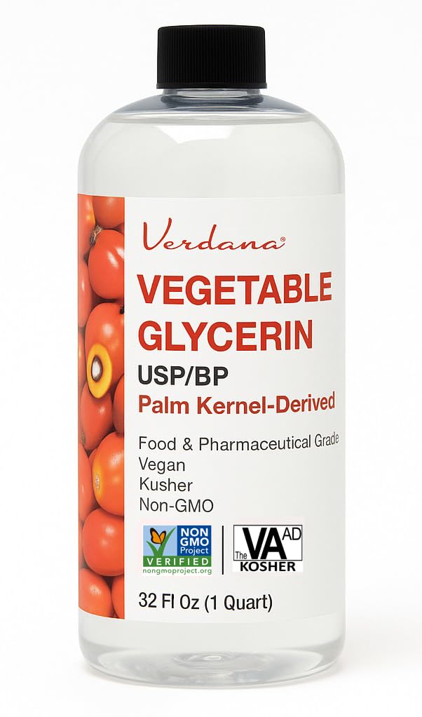 Verdana Glicerina Vegetal: bote claro para uso cosmético diario