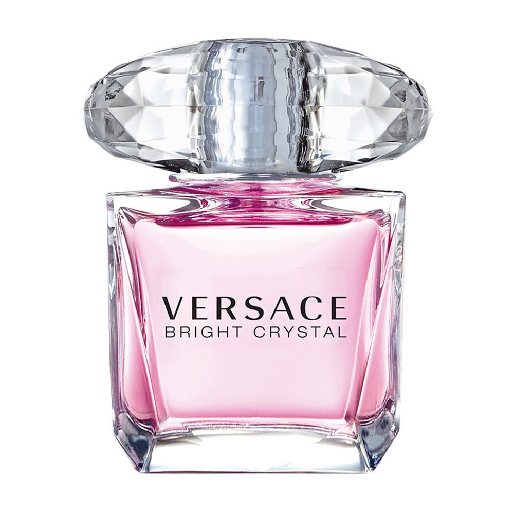 Versace Bright Crystal bottle front view for radiant daily wear