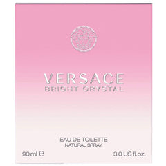 Versace Bright Crystal top notes of yuzu and pomegranate create a refreshing opening.