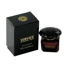 Versace Crystal Noir mini packaging, elegant gift-ready presentation.