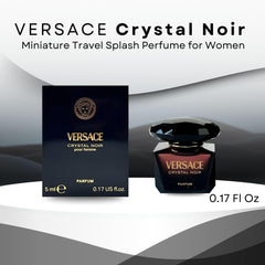 Versace Crystal Noir mini splash ideal for evening clutch moments