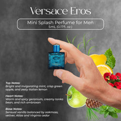Versace Eau Fraiche mini EDT vial with light citrus feel.