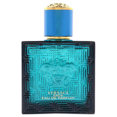 Versace Eros bottle closeup showing premium detailing for luxe impression