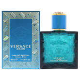 Versace Eros bottle front view for confident evening wear