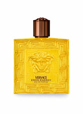 Versace Eros Energy bottle front view, bold citrus scent to energize your day.