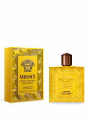 Versace Eros Energy packaging close-up shows premium design for gifting.