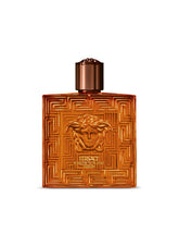 Versace Eros Najim bottle close-up for a bold evening fragrance.