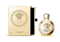 Versace Eros Pour Femme bottle front view, ideal for evening wear