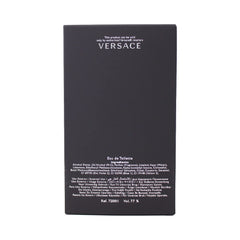 Versace Pour Homme close-up highlights neroli and lemon notes for a bright scent profile.