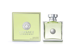 Versace Versense bottle in clear glass with seal, ideal for everyday elegance