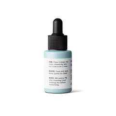 Versed Just Breathe etiqueta muestra ingredientes y extractos clave
