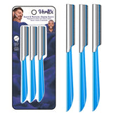 Vertex beard shaping razor handle offers ergonomic grip for precise lines.