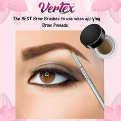 Vertex Eyebrow Brush Kit precision strokes enhance brow definition.